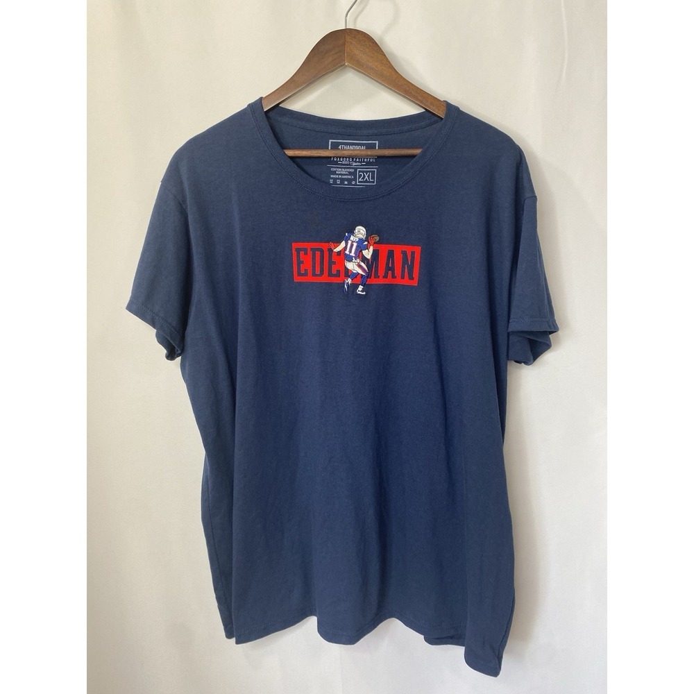 4th And Goal Apparel Men's Football Shirt Size 2XL New England Patriots Edelman